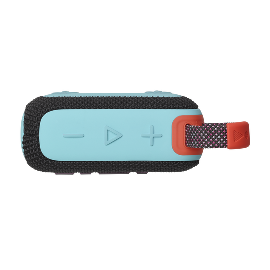 JBL Go 4 - Black and Orange - Ultra-Portable Bluetooth Speaker - Top